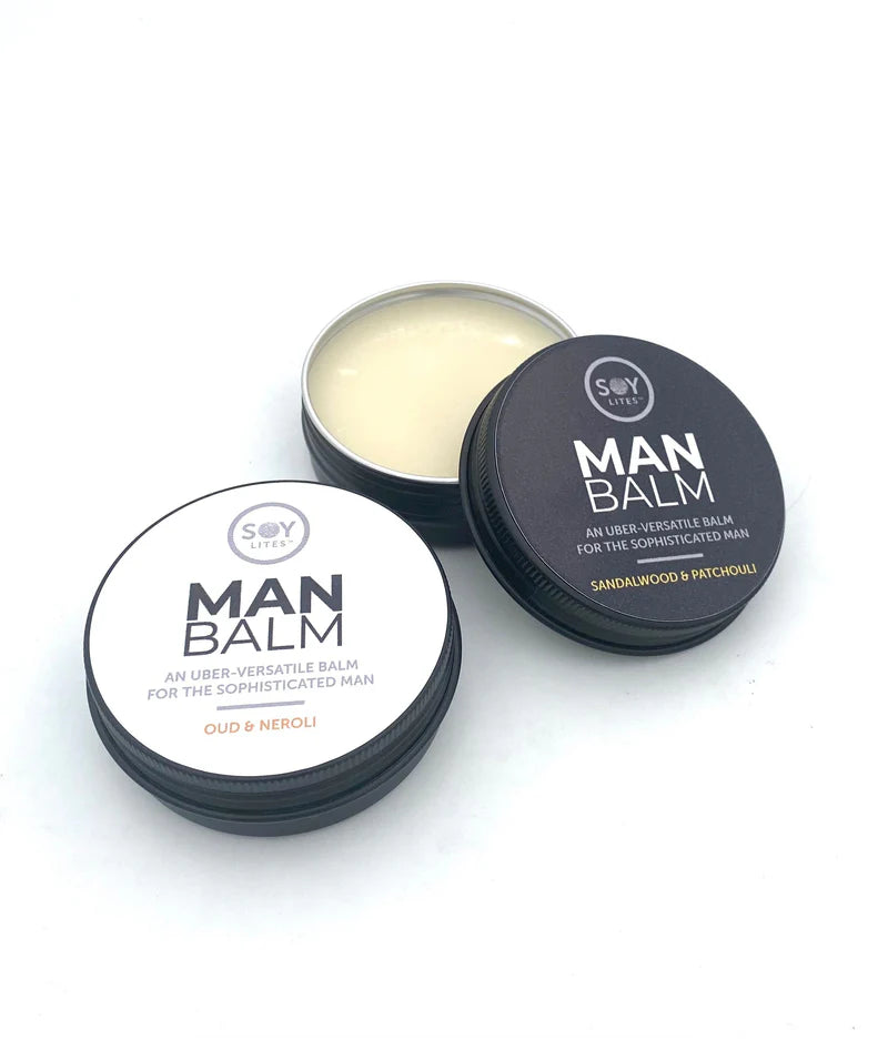 Man Balm w Sandalwood + Patchouli